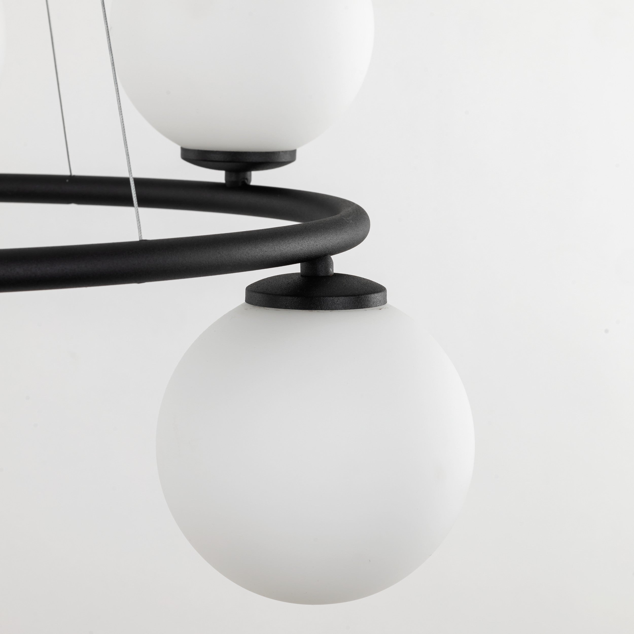 ANABELLE 6-Light Scandinavian Globe Chandelier for Dining Room & Modern Interiors