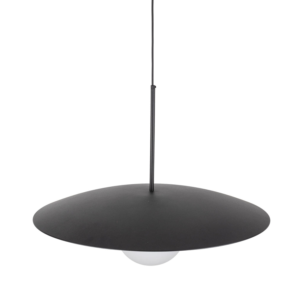 SLATE Mid-Century Modern Wide Dome Pendant Light for Kitchen Island & Dining Table