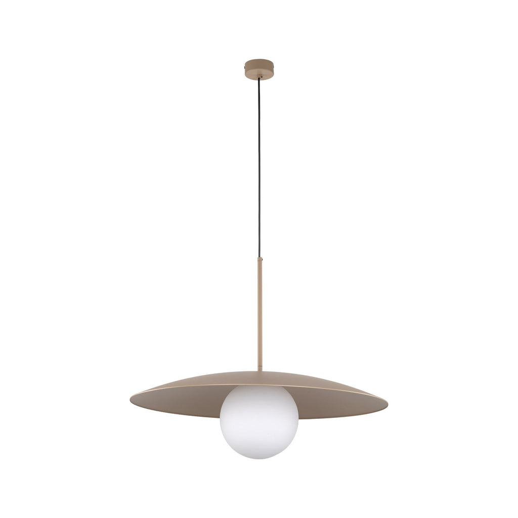 SLATE Mid-Century Modern Wide Dome Pendant Light for Kitchen Island & Dining Table