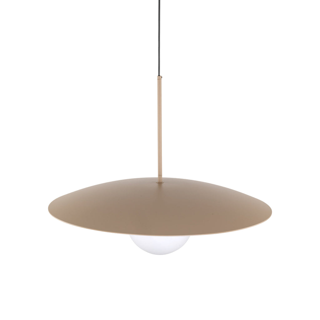 SLATE Mid-Century Modern Wide Dome Pendant Light for Kitchen Island & Dining Table
