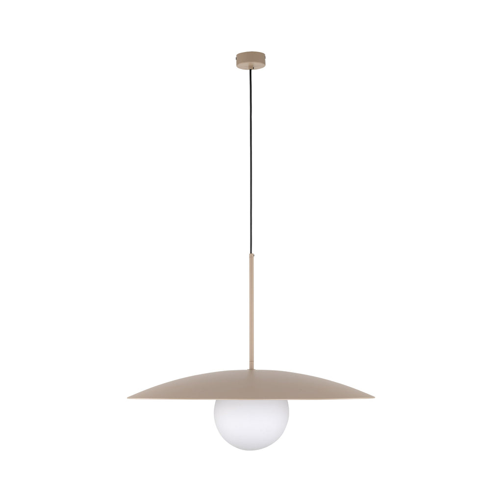 SLATE Mid-Century Modern Wide Dome Pendant Light for Kitchen Island & Dining Table