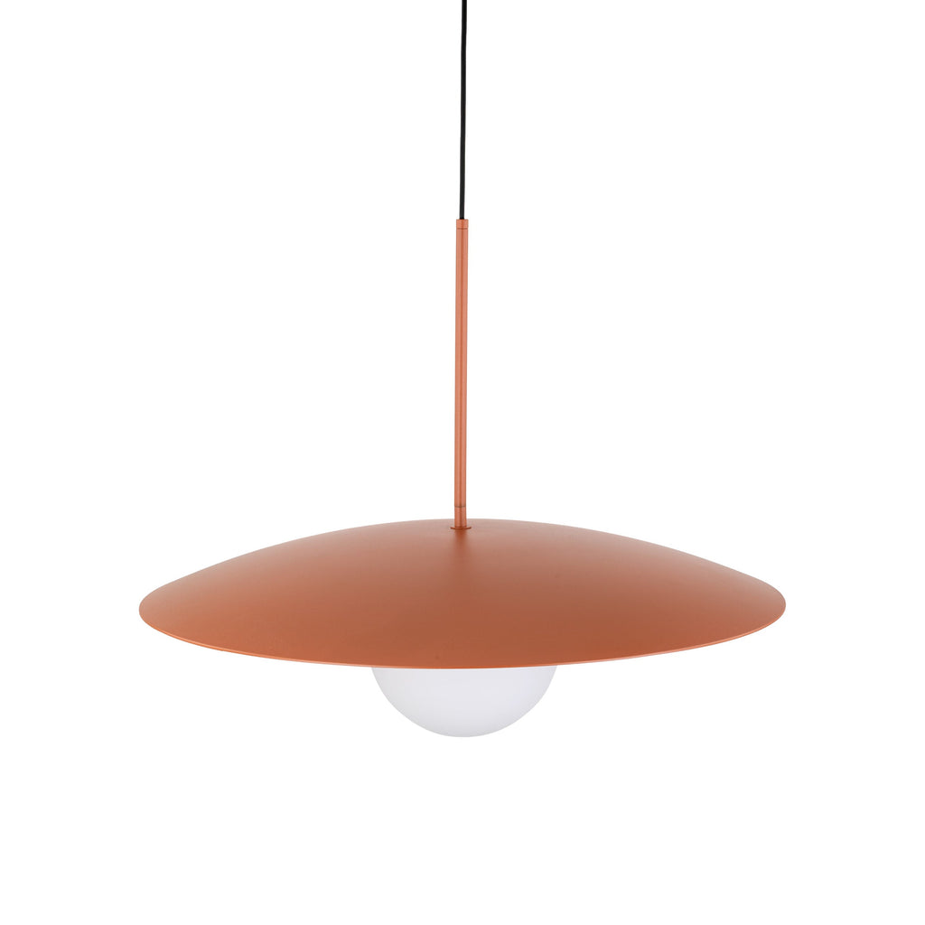 SLATE Mid-Century Modern Wide Dome Pendant Light for Kitchen Island & Dining Table