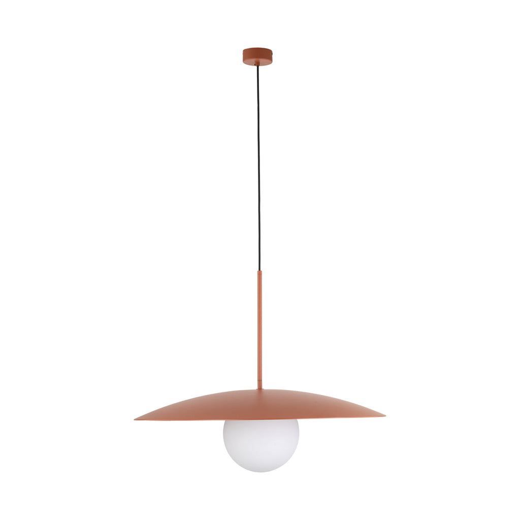 SLATE Mid-Century Modern Wide Dome Pendant Light for Kitchen Island & Dining Table