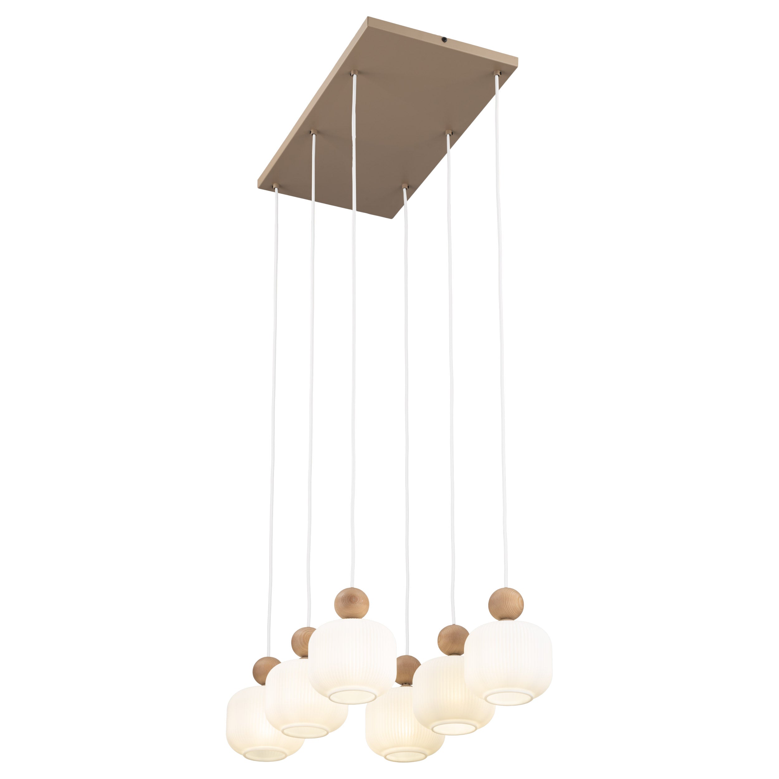 Ballo 6-Light Scandinavian Pendant Light for Dining Table & Kitchen Island