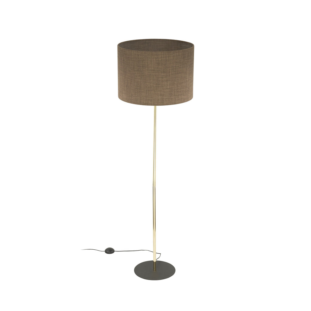 UMBERTO Brown Modern Floor Lamp for Living Room & Bedroom