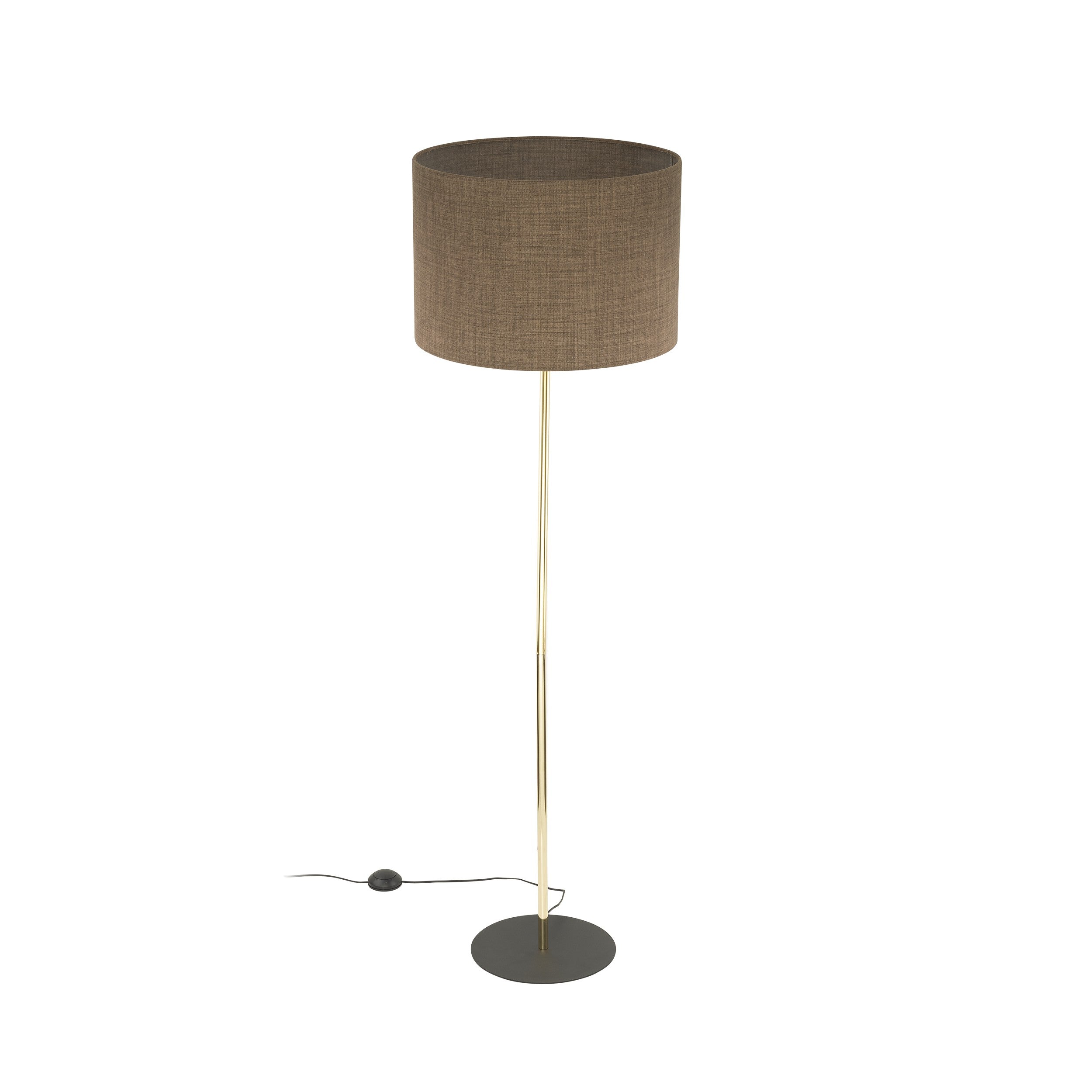 UMBERTO Brown Modern Floor Lamp for Living Room & Bedroom