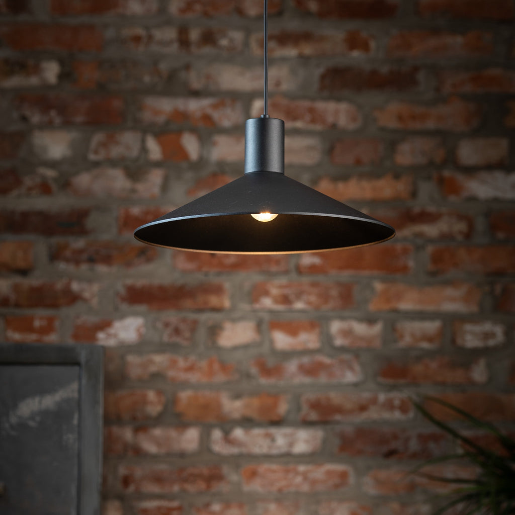 JUMP Black Industrial Pendant Light for Kitchen Island & Dining Table