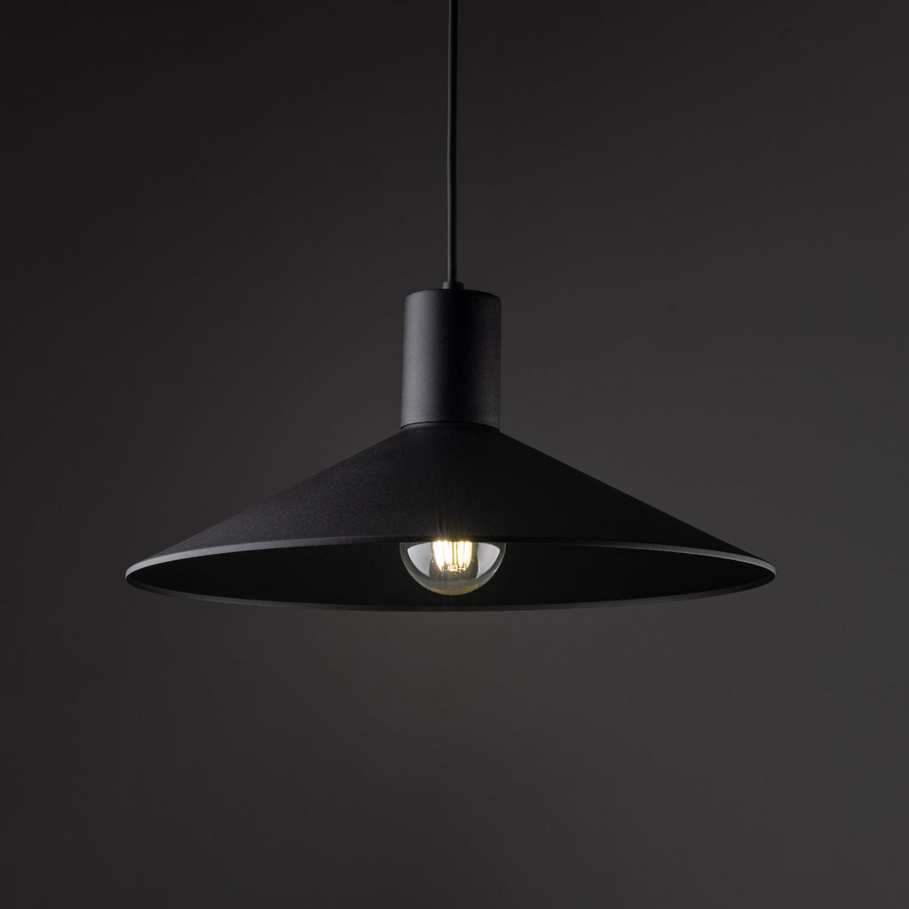 JUMP Black Industrial Pendant Light for Kitchen Island & Dining Table