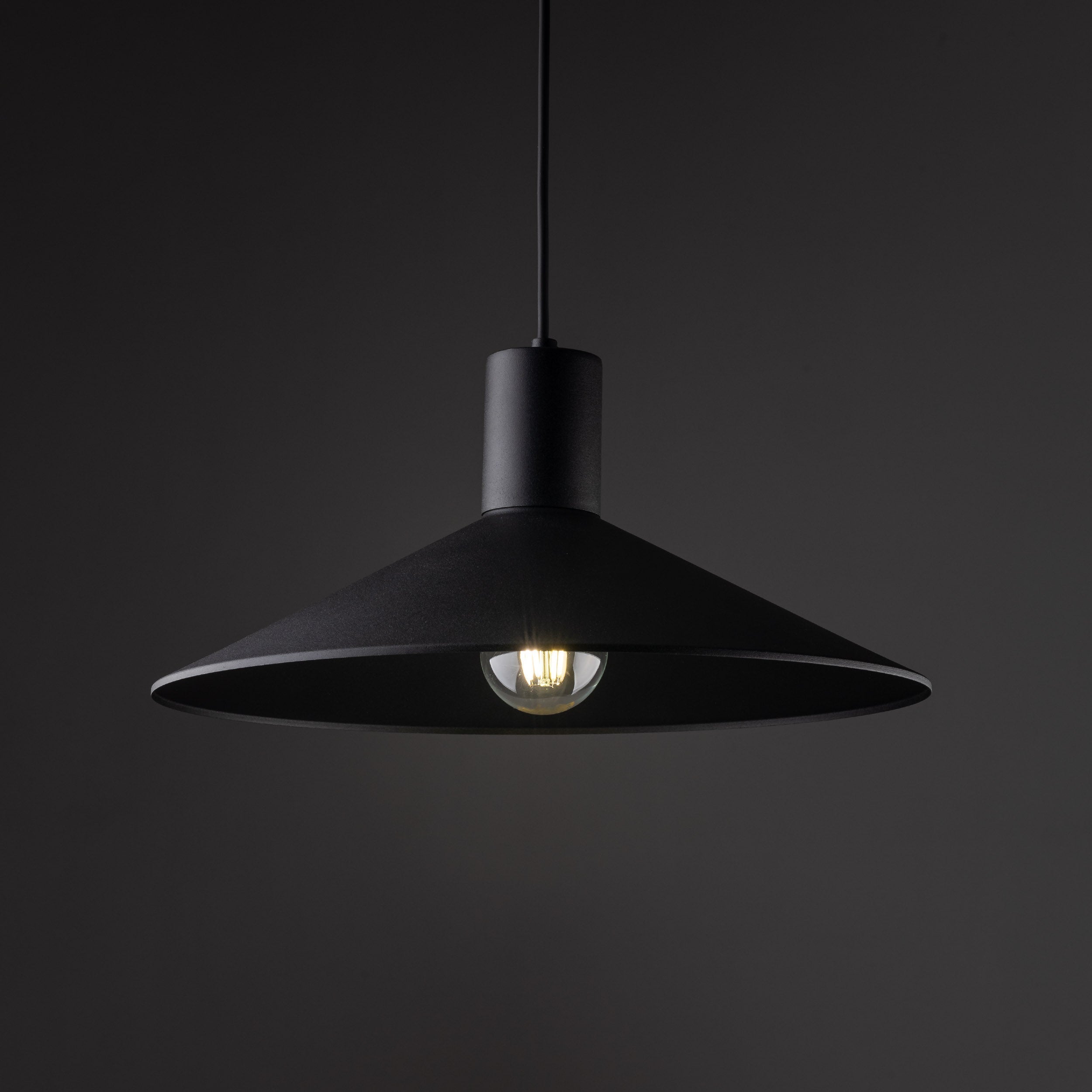 JUMP Black Industrial Pendant Light for Kitchen Island & Dining Table