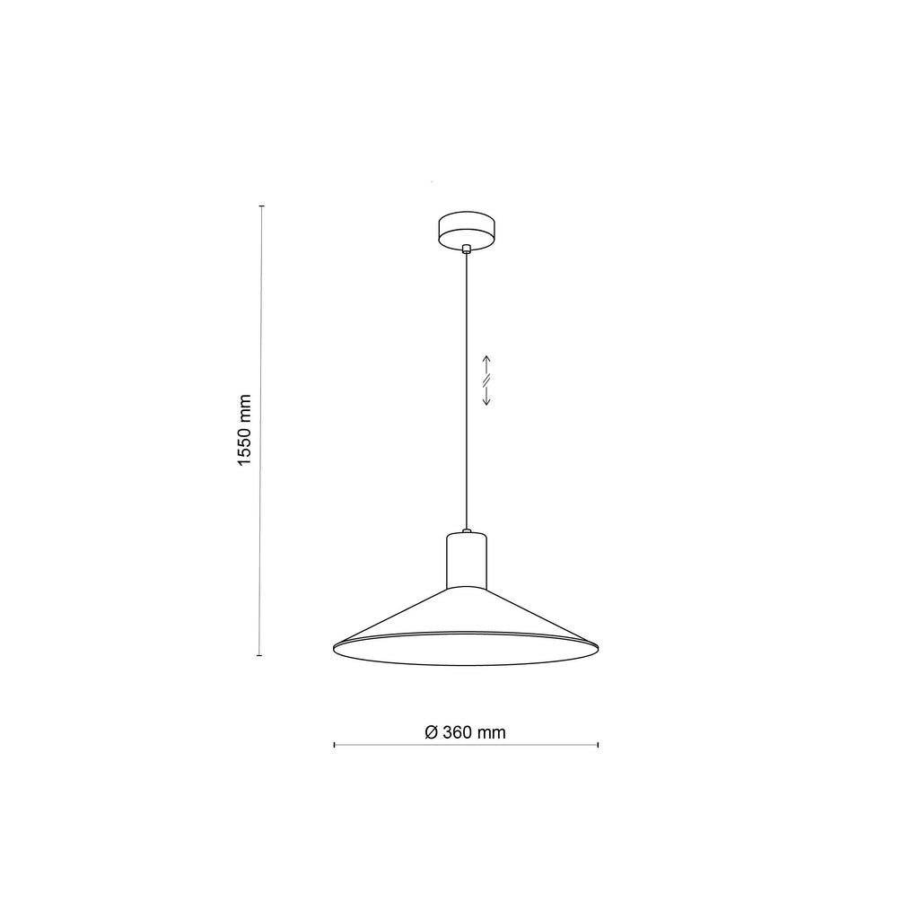 JUMP Black Industrial Pendant Light for Kitchen Island & Dining Table