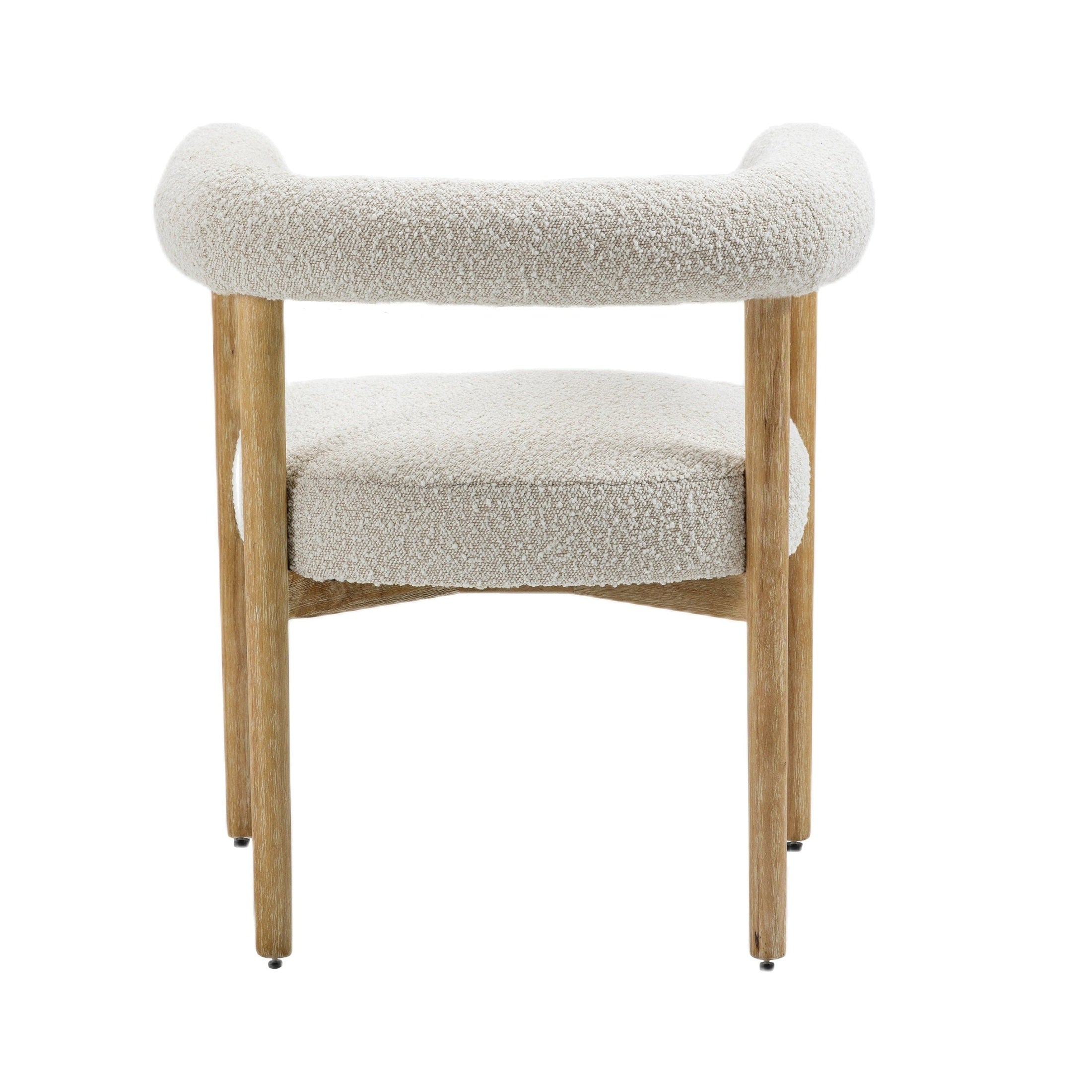 Svea Boucle Dining Chair - Cream