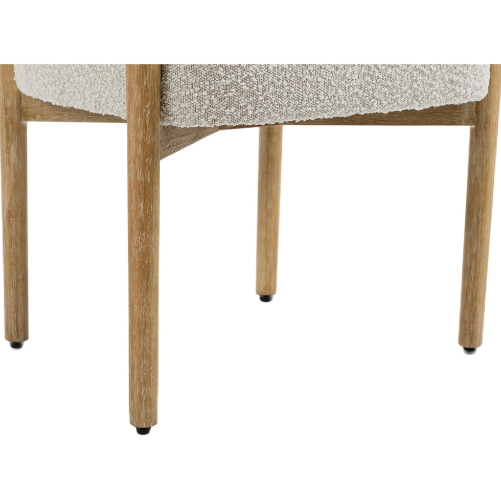 Svea Boucle Dining Chair - Cream