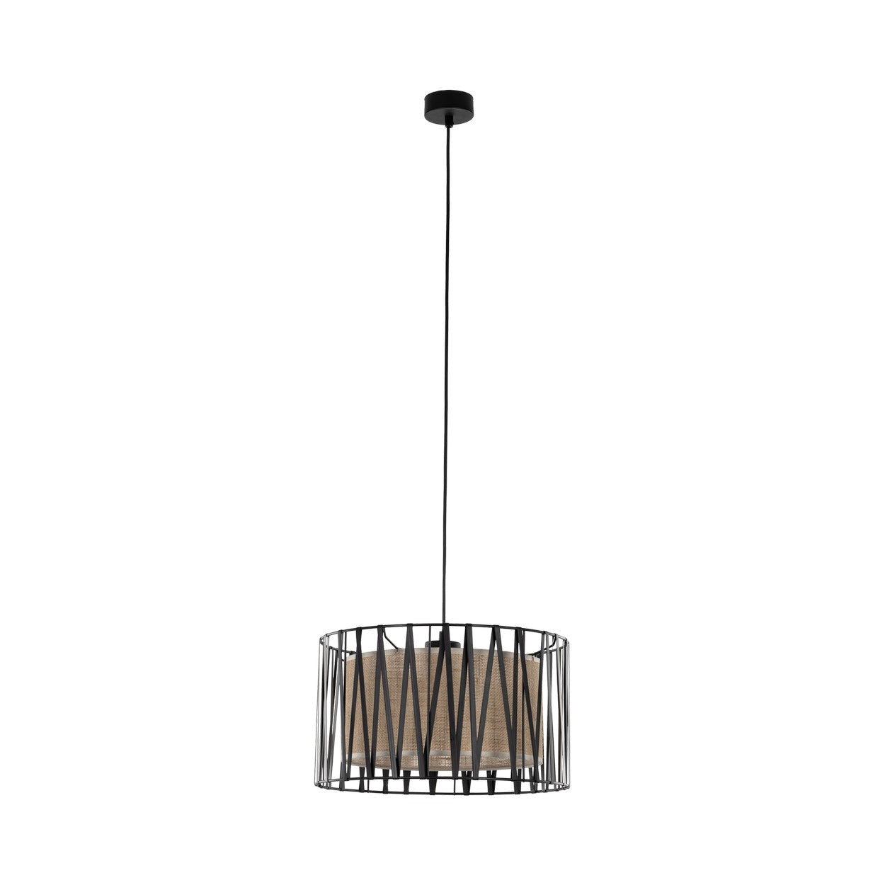 HARMONY NATURE Woven Jute Pendant Light for Dining Room, Bedroom & Living Room