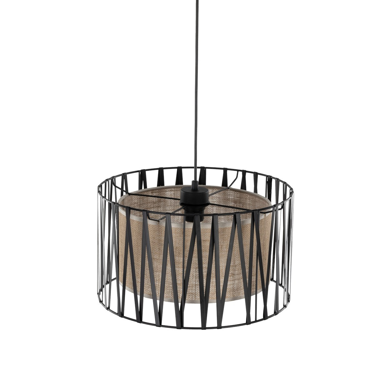HARMONY NATURE Woven Jute Pendant Light for Dining Room, Bedroom & Living Room