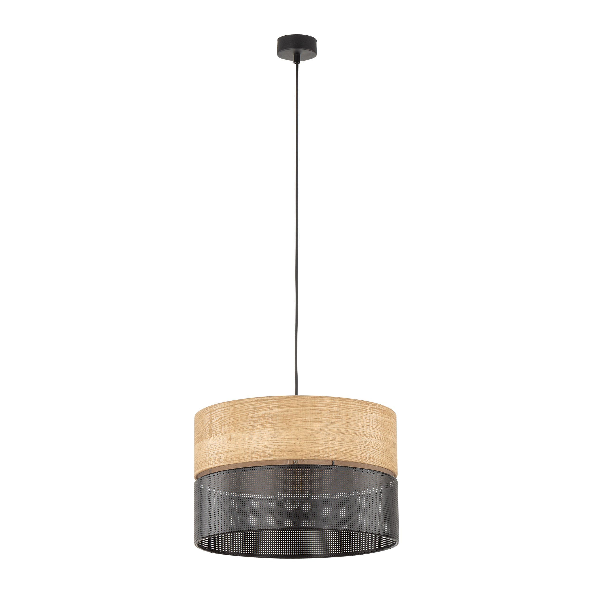 Nicol Scandinavian Drum Pendant Light for Dining Room & Bedroom
