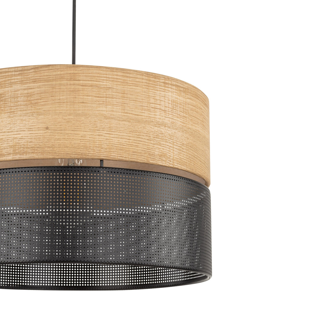 Nicol Scandinavian Drum Pendant Light for Dining Room & Bedroom