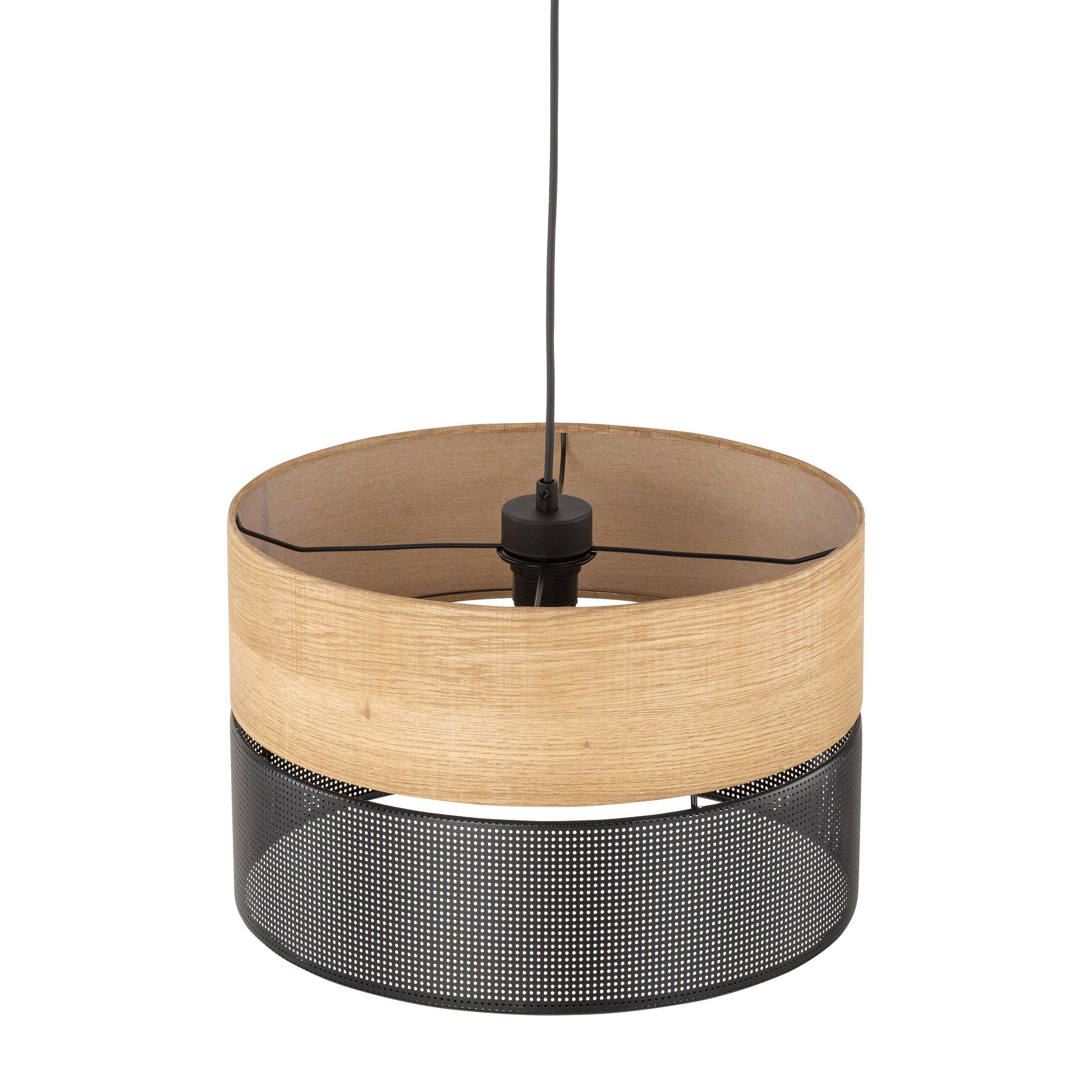 Nicol Scandinavian Drum Pendant Light for Dining Room & Bedroom