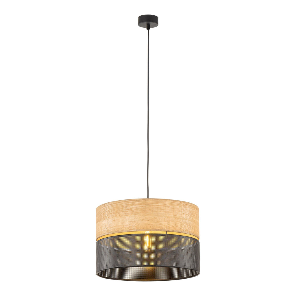 Nicol Scandinavian Drum Pendant Light for Dining Room & Bedroom