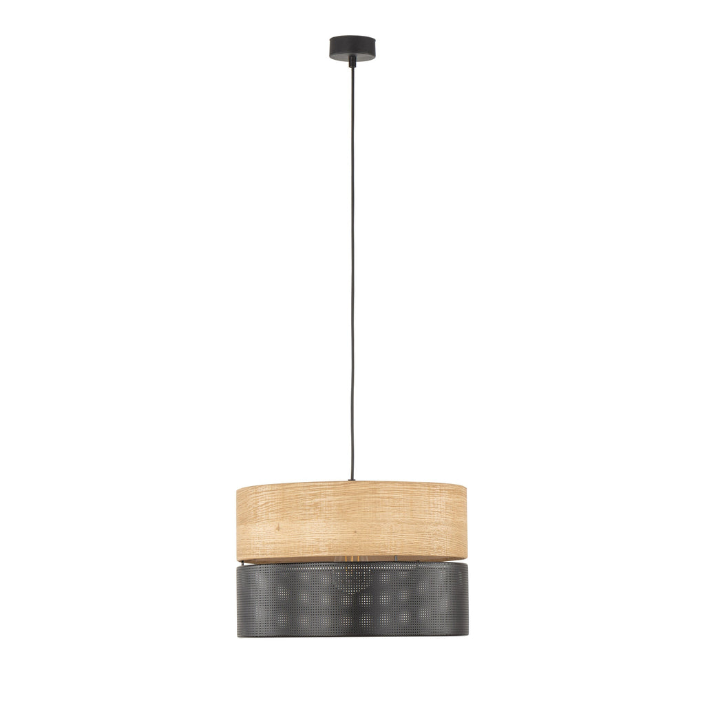 Nicol Scandinavian Drum Pendant Light for Dining Room & Bedroom
