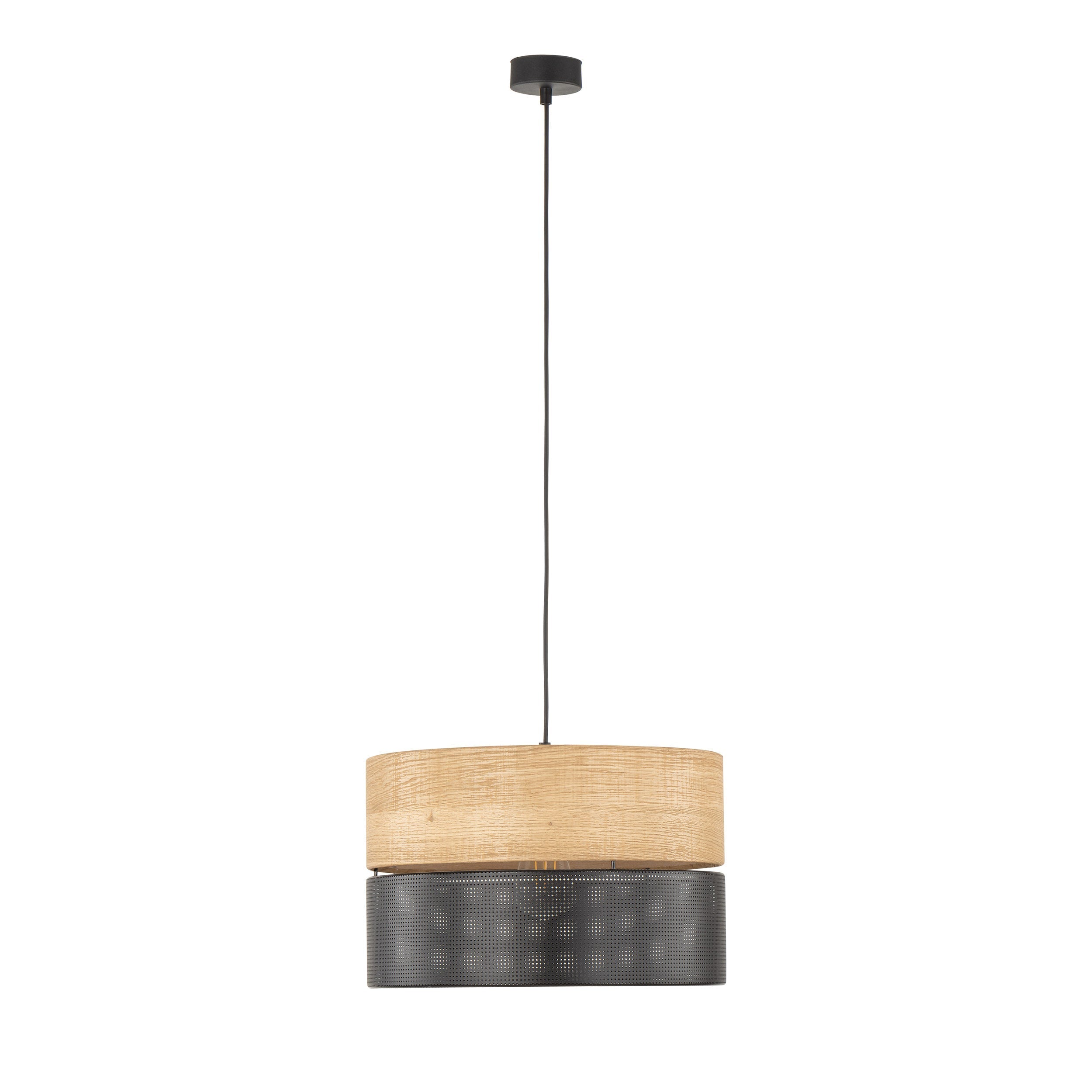 Nicol Scandinavian Drum Pendant Light for Dining Room & Bedroom