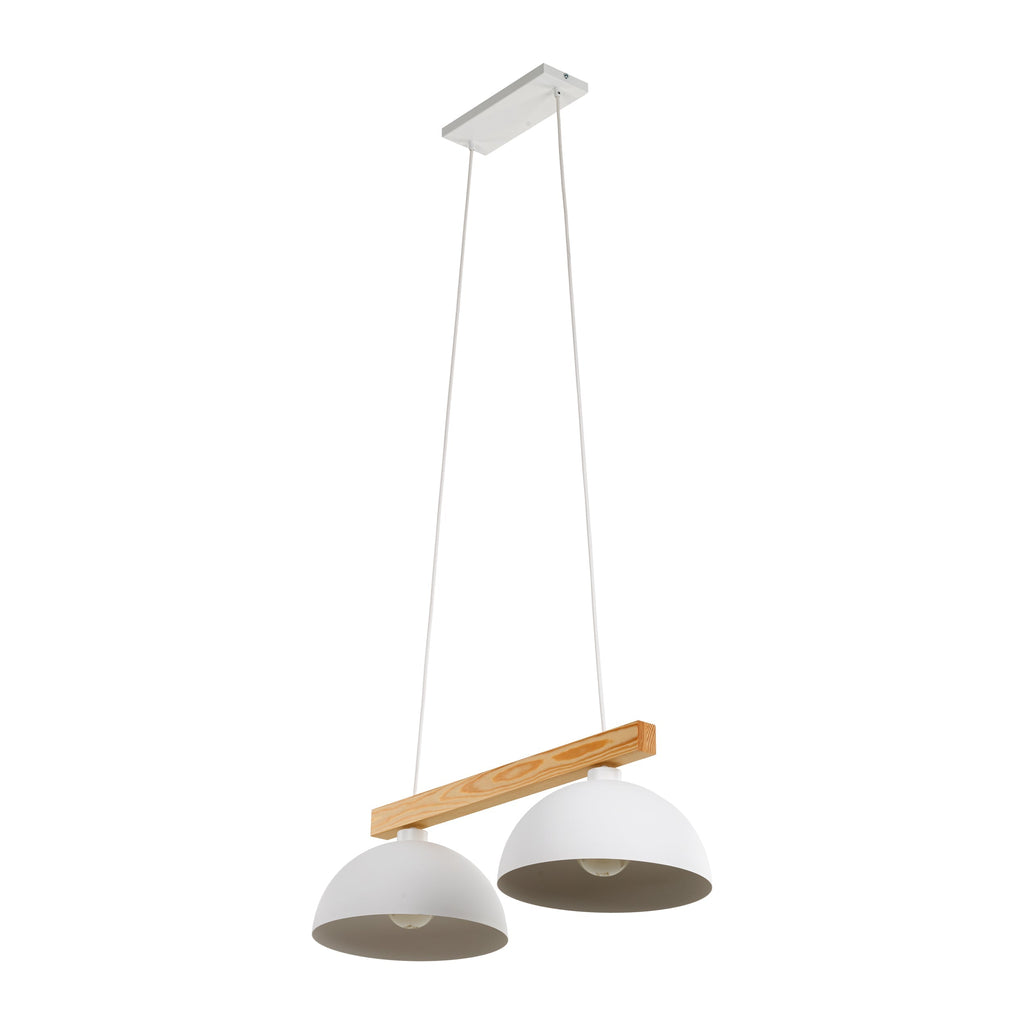 OSLO White Scandinavian Pendant Light for Kitchen Island & Dining