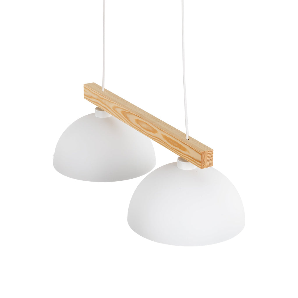 OSLO White Scandinavian Pendant Light for Kitchen Island & Dining