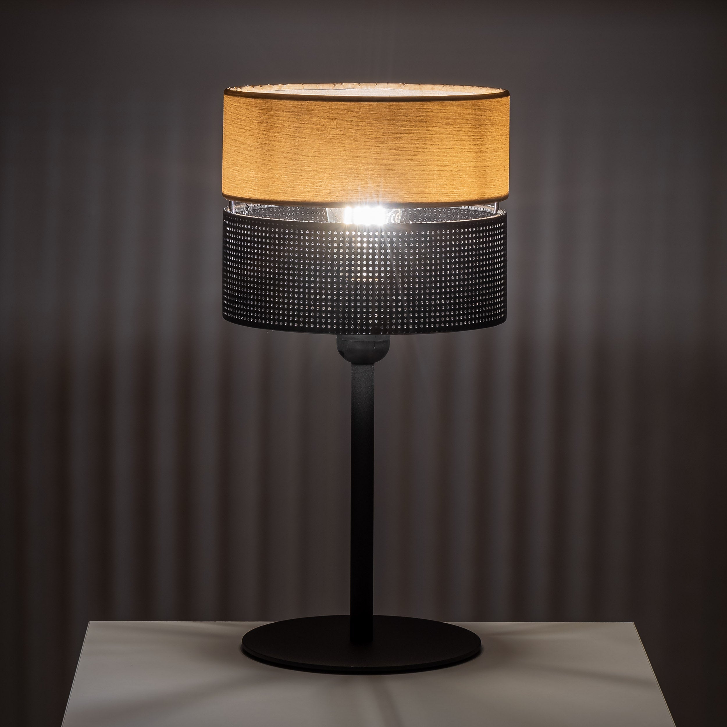 NICOL Scandinavian Table Lamp for Bedroom & Nightstand