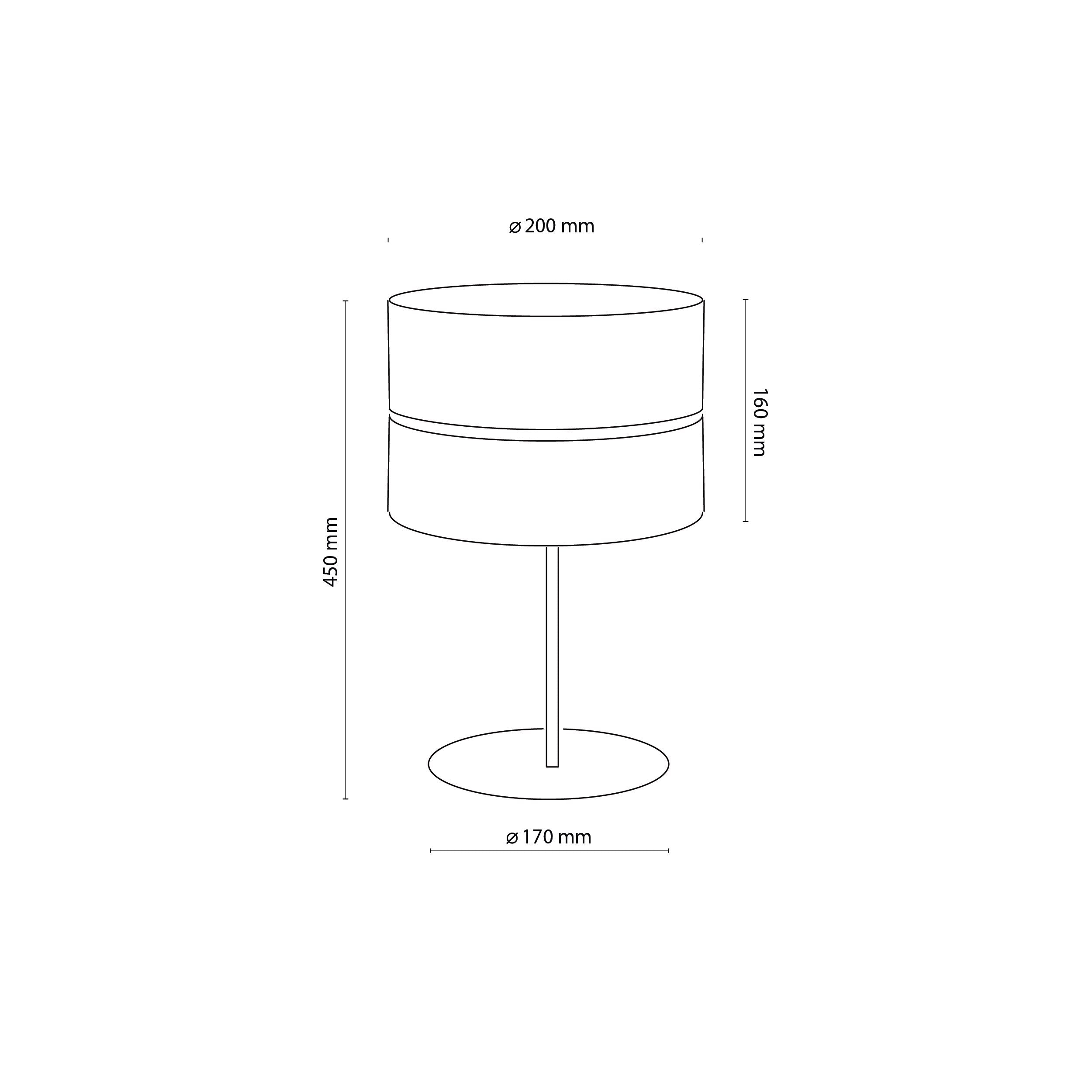 NICOL Scandinavian Table Lamp for Bedroom & Nightstand