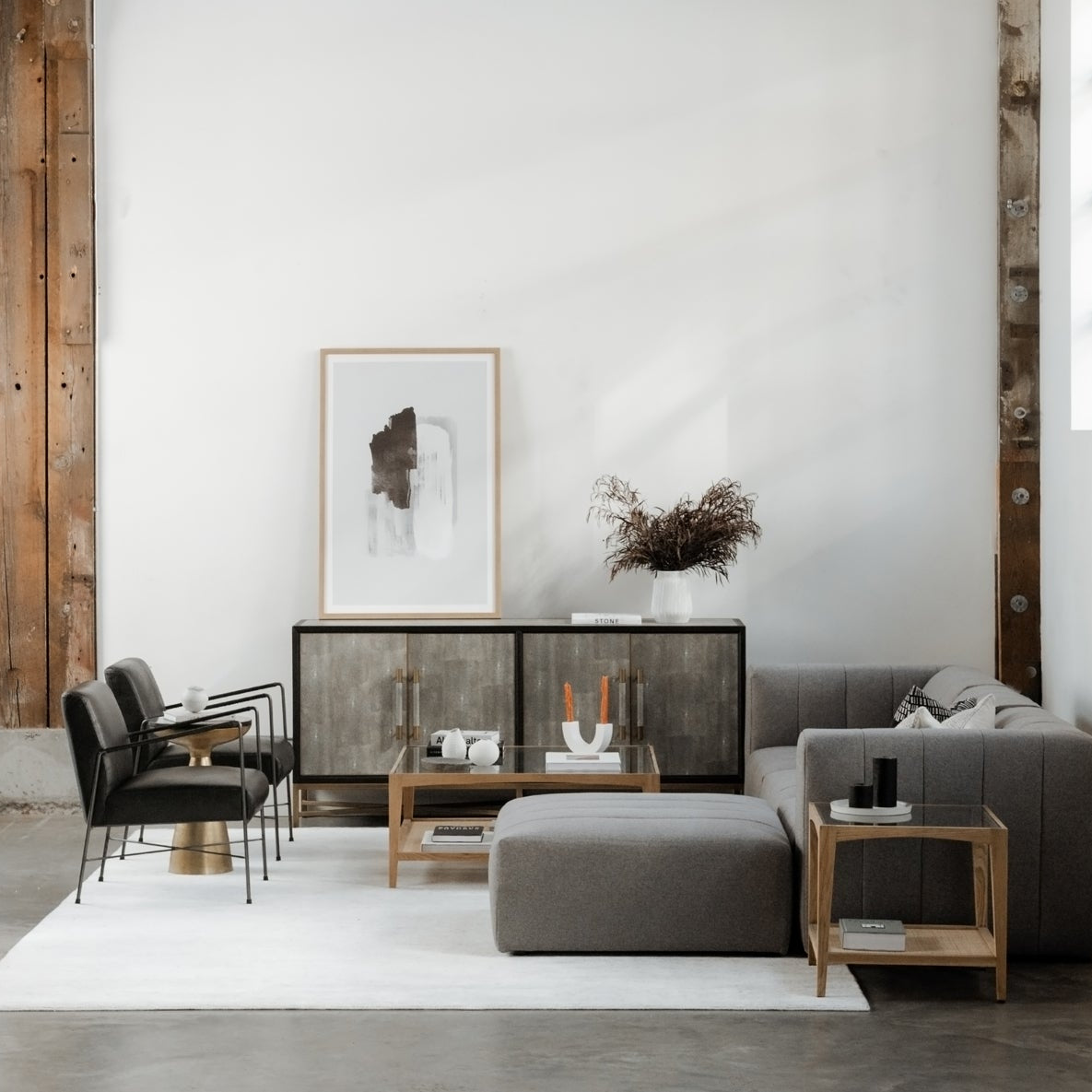Mako Small Sideboard Grey