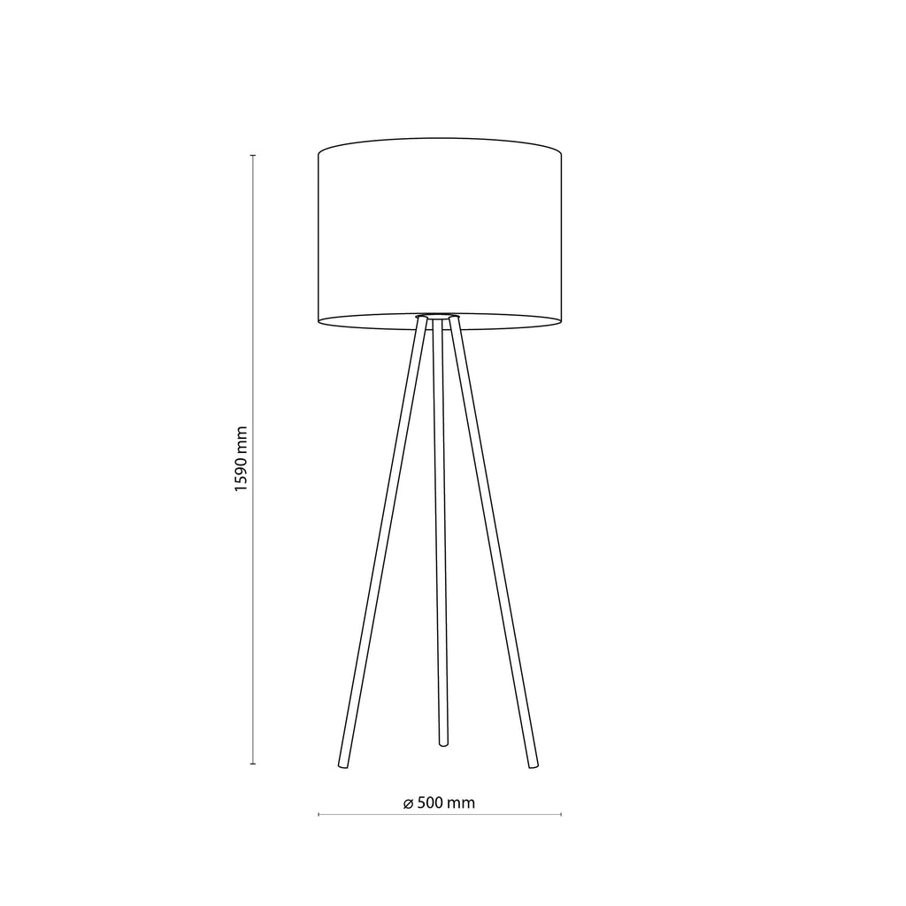 JUTE Natural Woven Floor Lamp for Living Room, Bedroom & Reading Nook – Scandinavian Minimalist Lighting