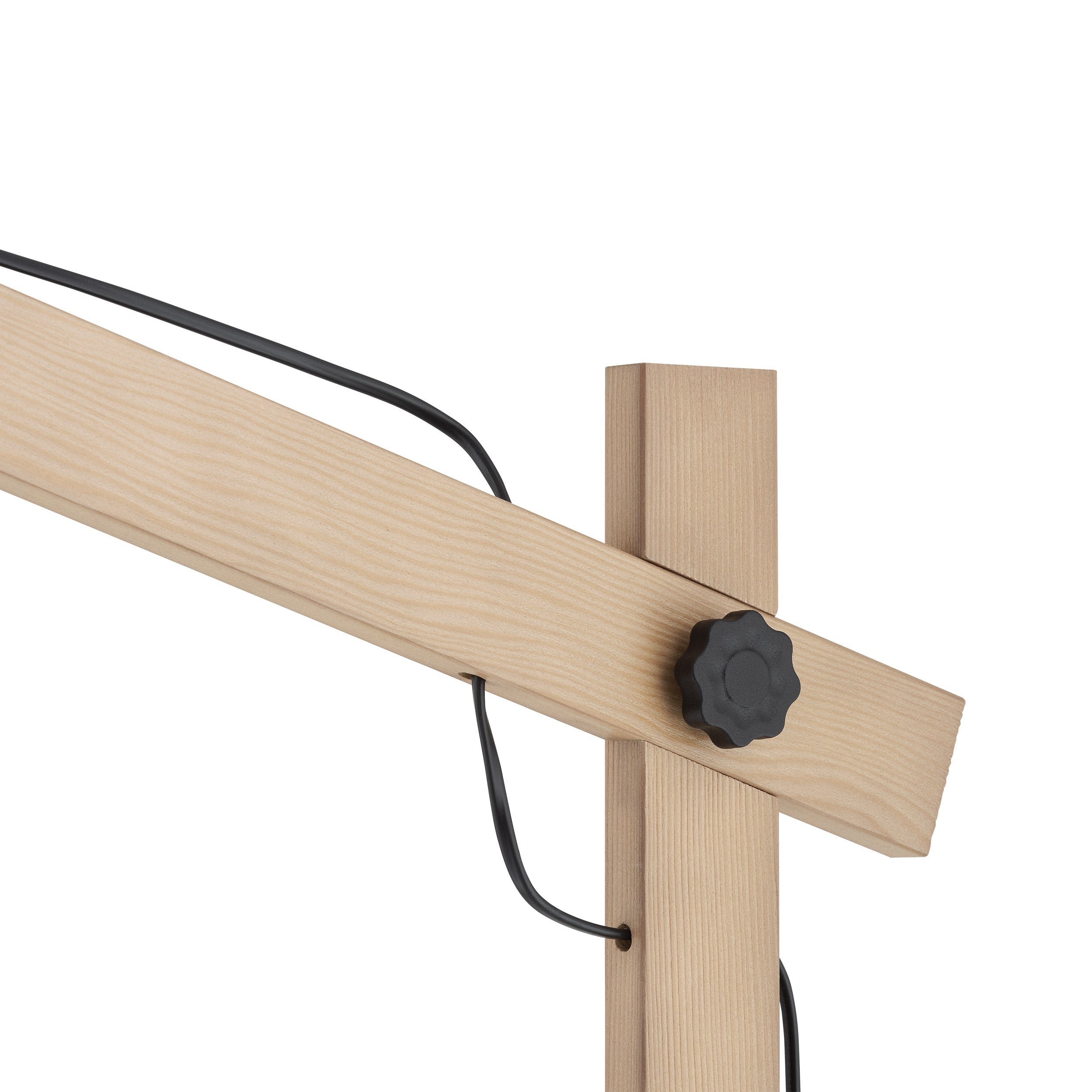 OSLO Black Scandinavian Floor Lamp for Living Room, Bedroom & Office – Modern Minimalist Lighting