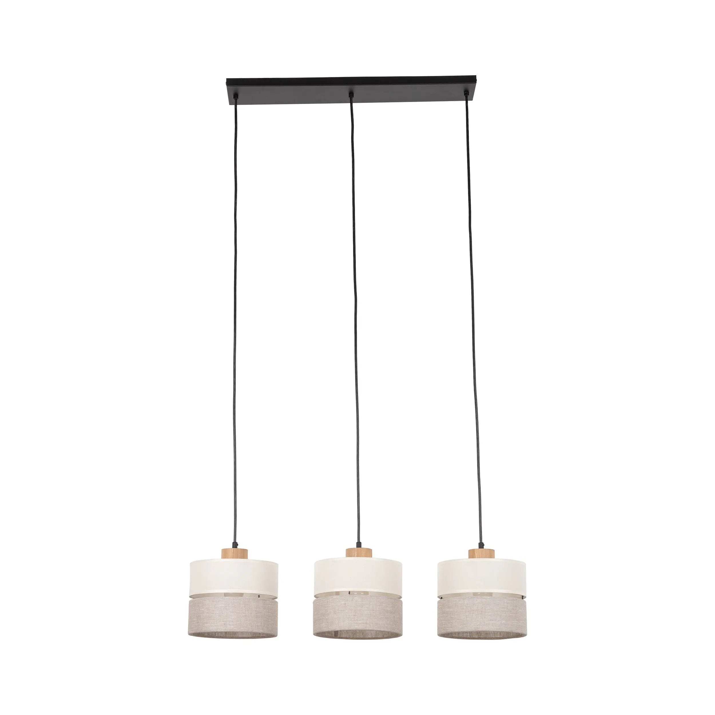 Eco Scandinavian 3-Light Pendant for Kitchen Island & Dining Table