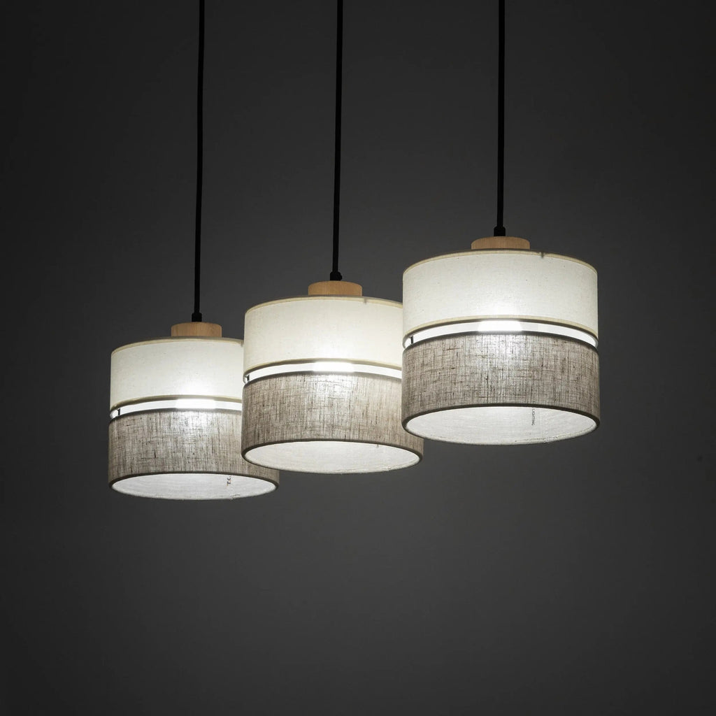 Eco Scandinavian 3-Light Pendant for Kitchen Island & Dining Table