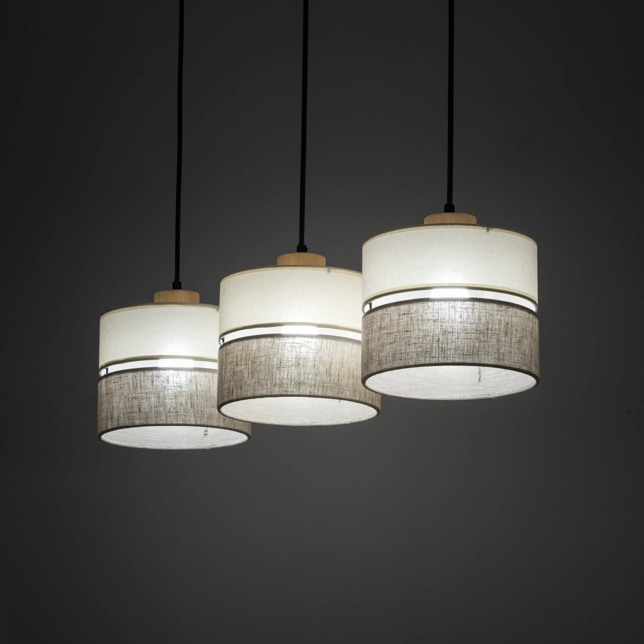 Eco Scandinavian 3-Light Pendant for Kitchen Island & Dining Table