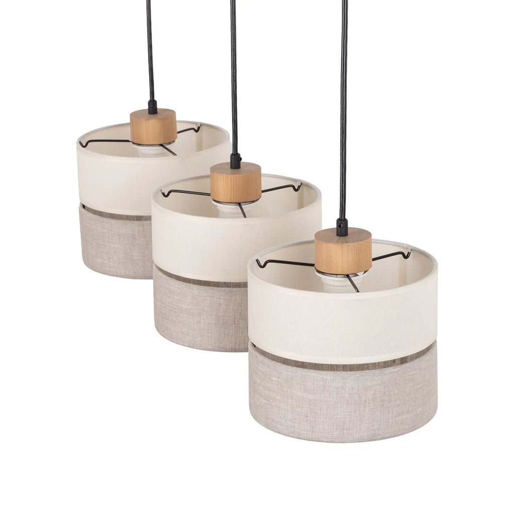Eco Scandinavian 3-Light Pendant for Kitchen Island & Dining Table