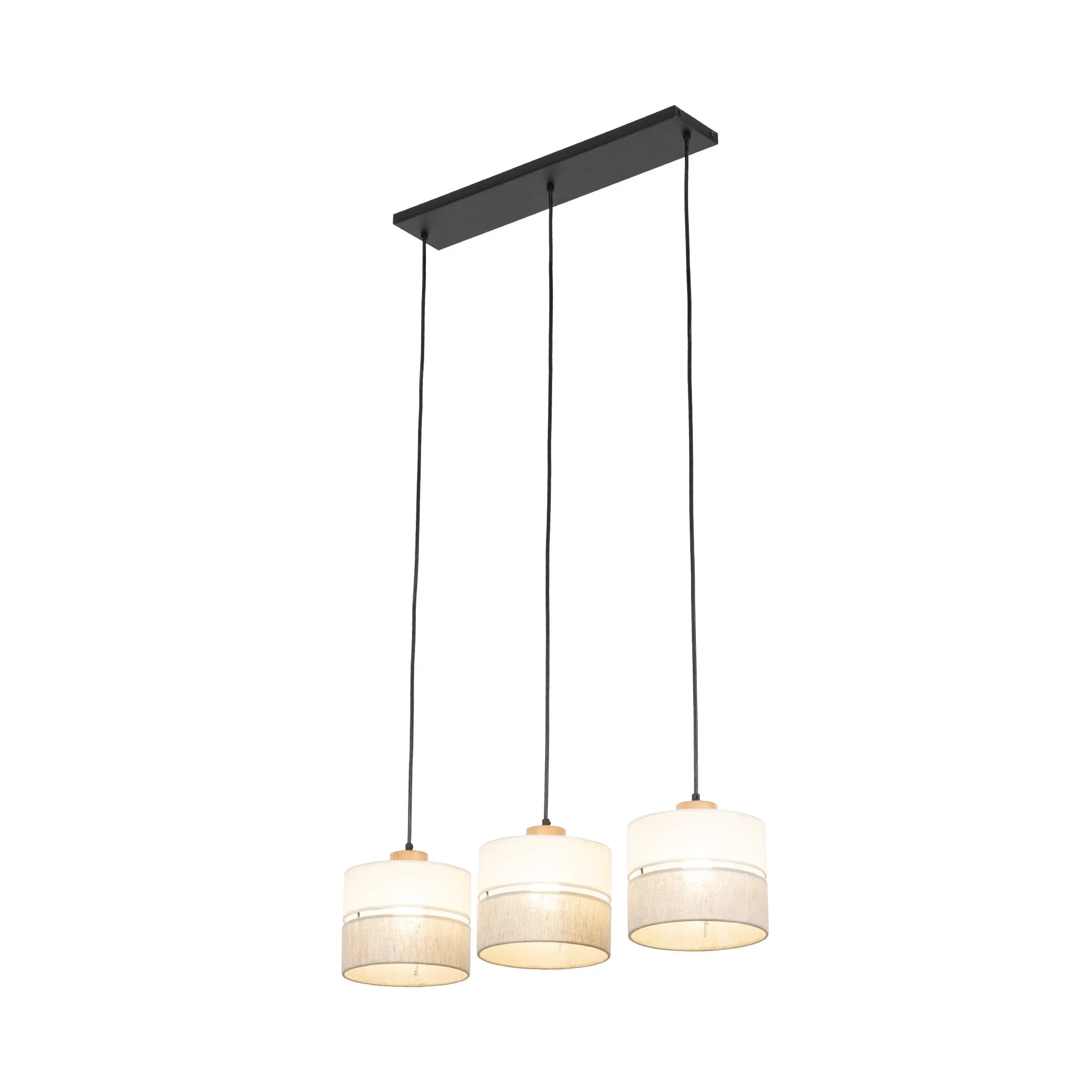 Eco Scandinavian 3-Light Pendant for Kitchen Island & Dining Table