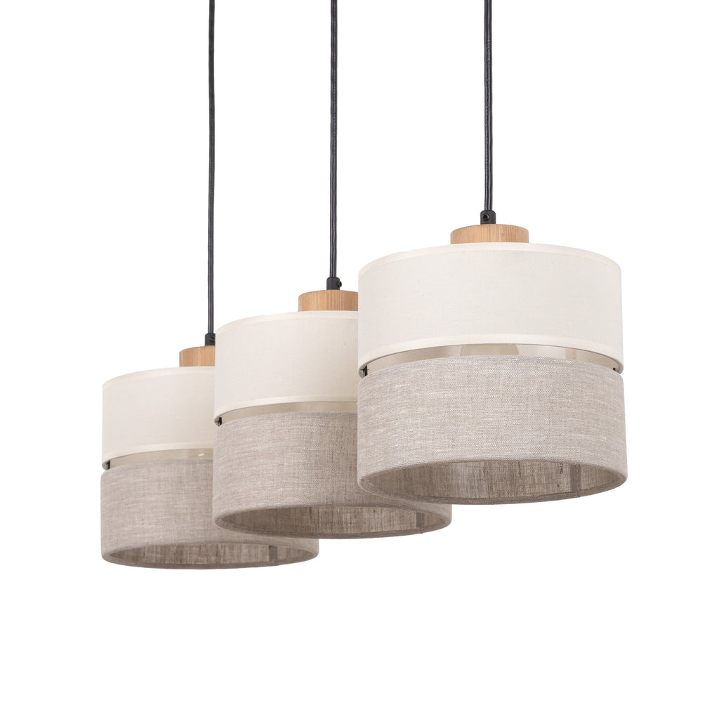 Eco Scandinavian 3-Light Pendant for Kitchen Island & Dining Table
