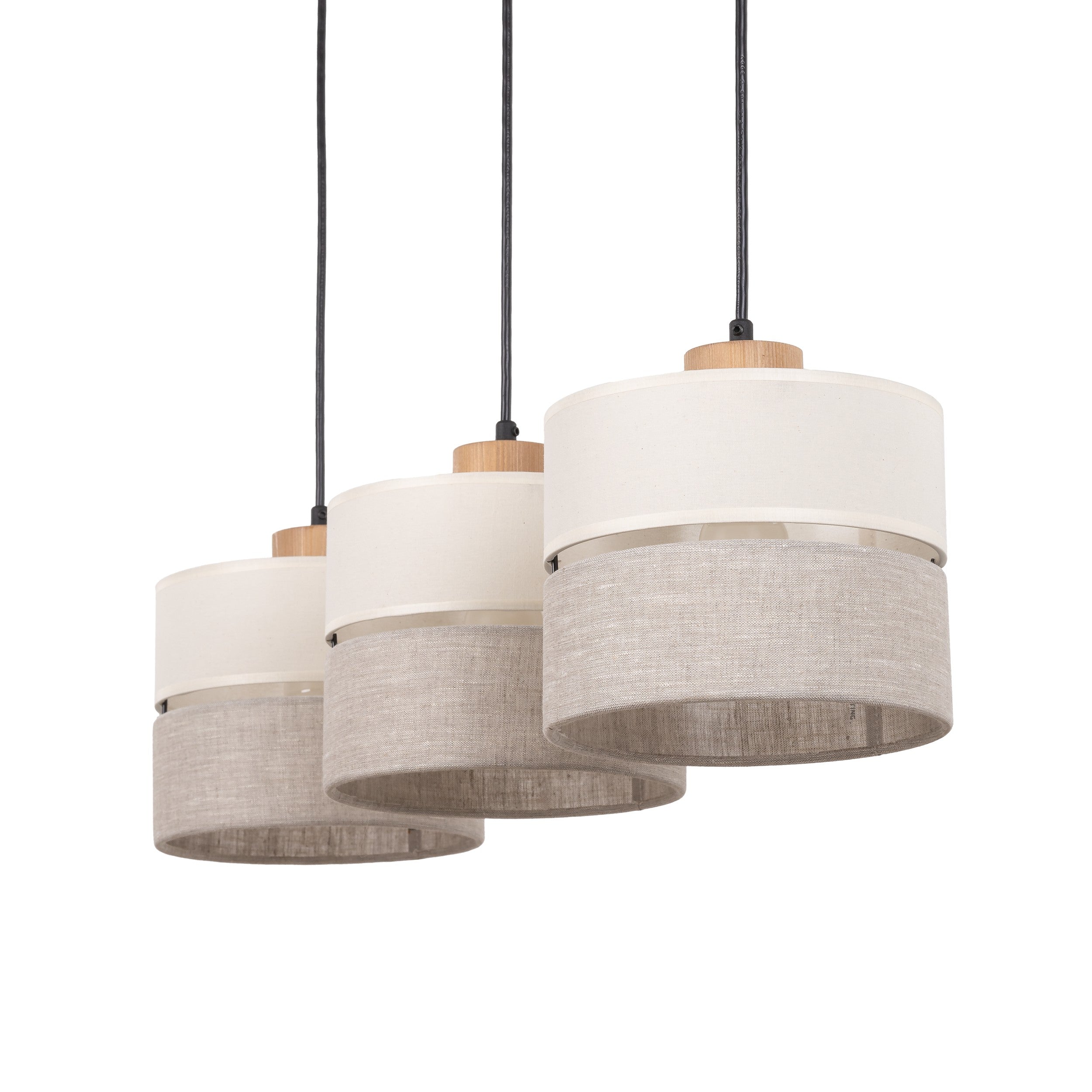 Eco Scandinavian 3-Light Pendant for Kitchen Island & Dining Table