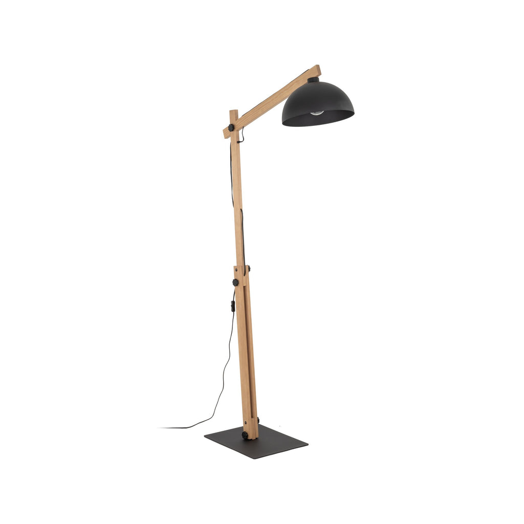 OSLO Black Scandinavian Floor Lamp for Living Room, Bedroom & Office – Modern Minimalist Lighting