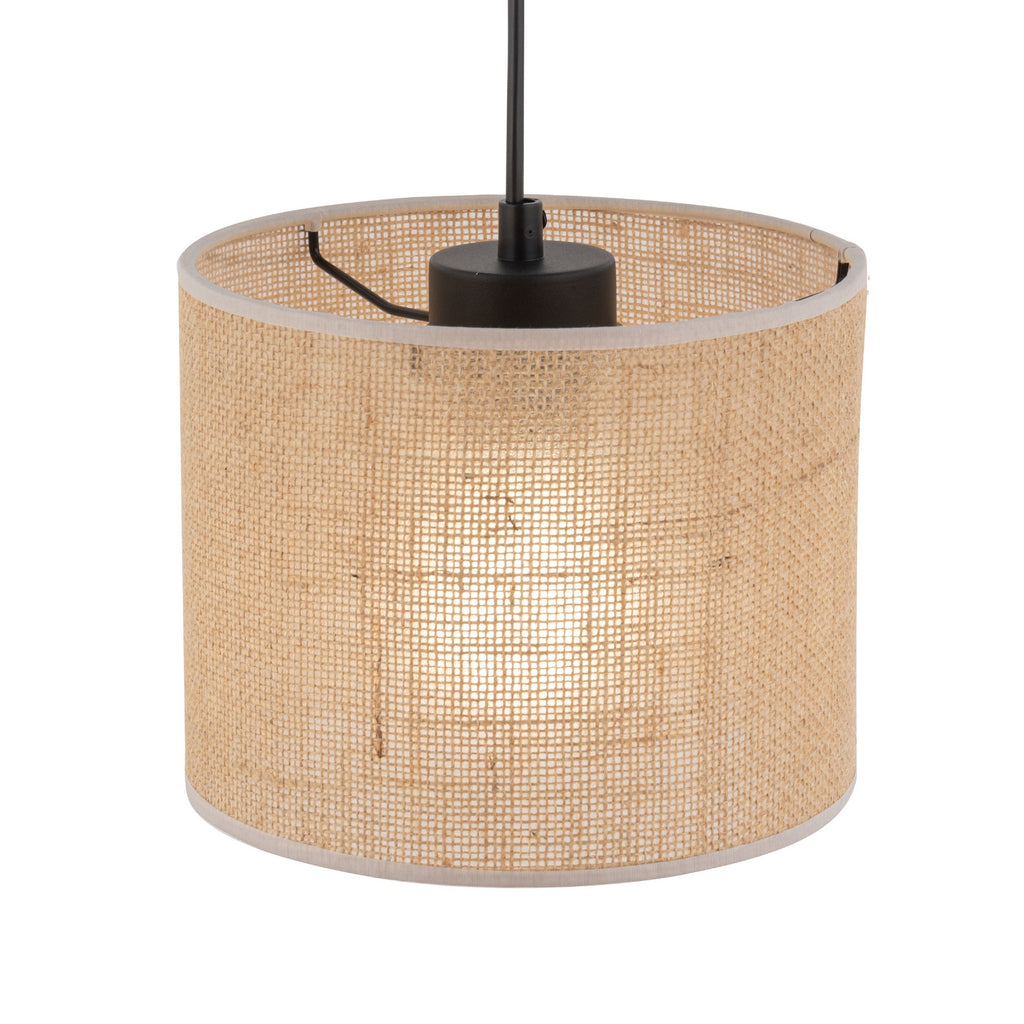 JUTE Natural Woven Pendant Light for Dining Room, Bedroom & Warm Scandinavian Interiors