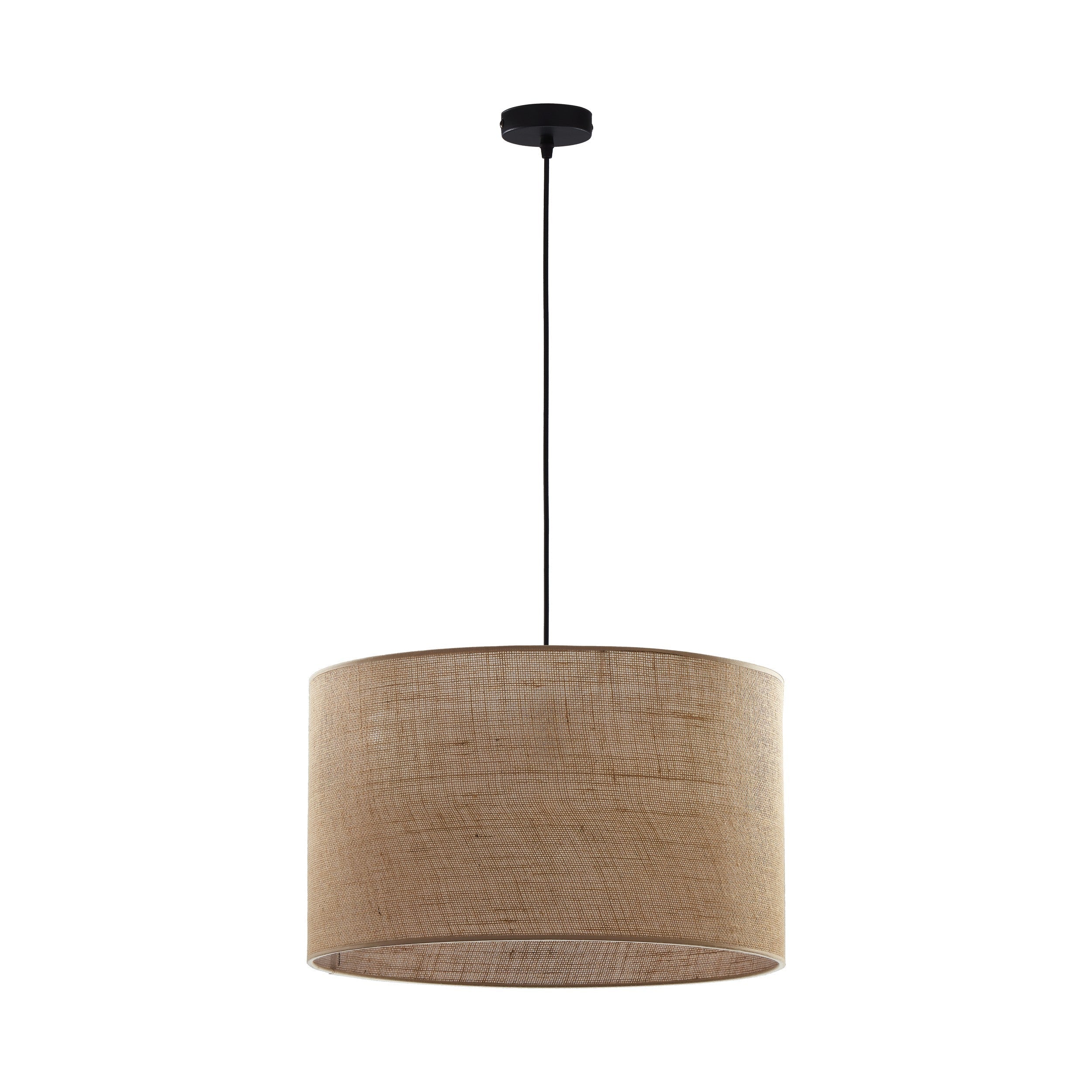 JUTE Natural Woven Pendant Light for Dining Room, Bedroom & Warm Scandinavian Interiors