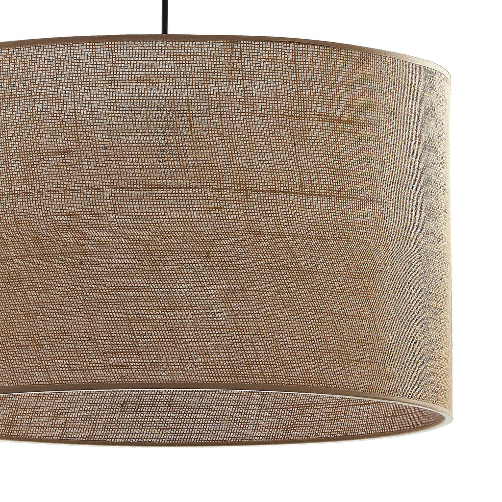 JUTE Natural Woven Pendant Light for Dining Room, Bedroom & Warm Scandinavian Interiors