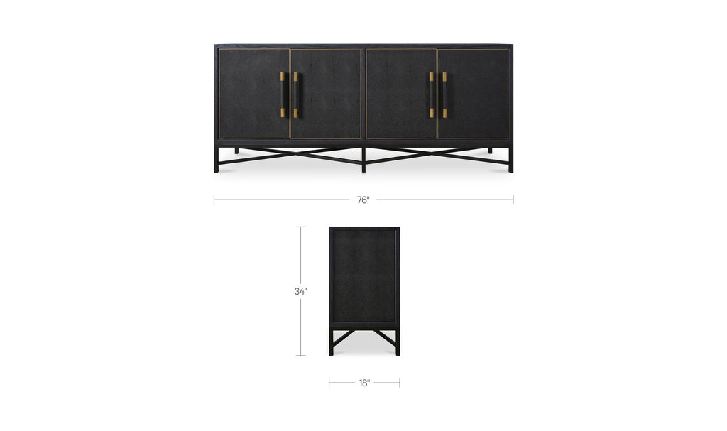 Mako Sideboard Black