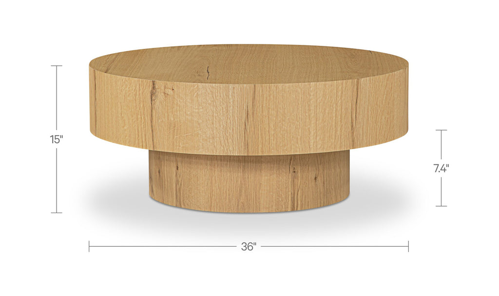 Corey Coffee Table  Rustic Oak