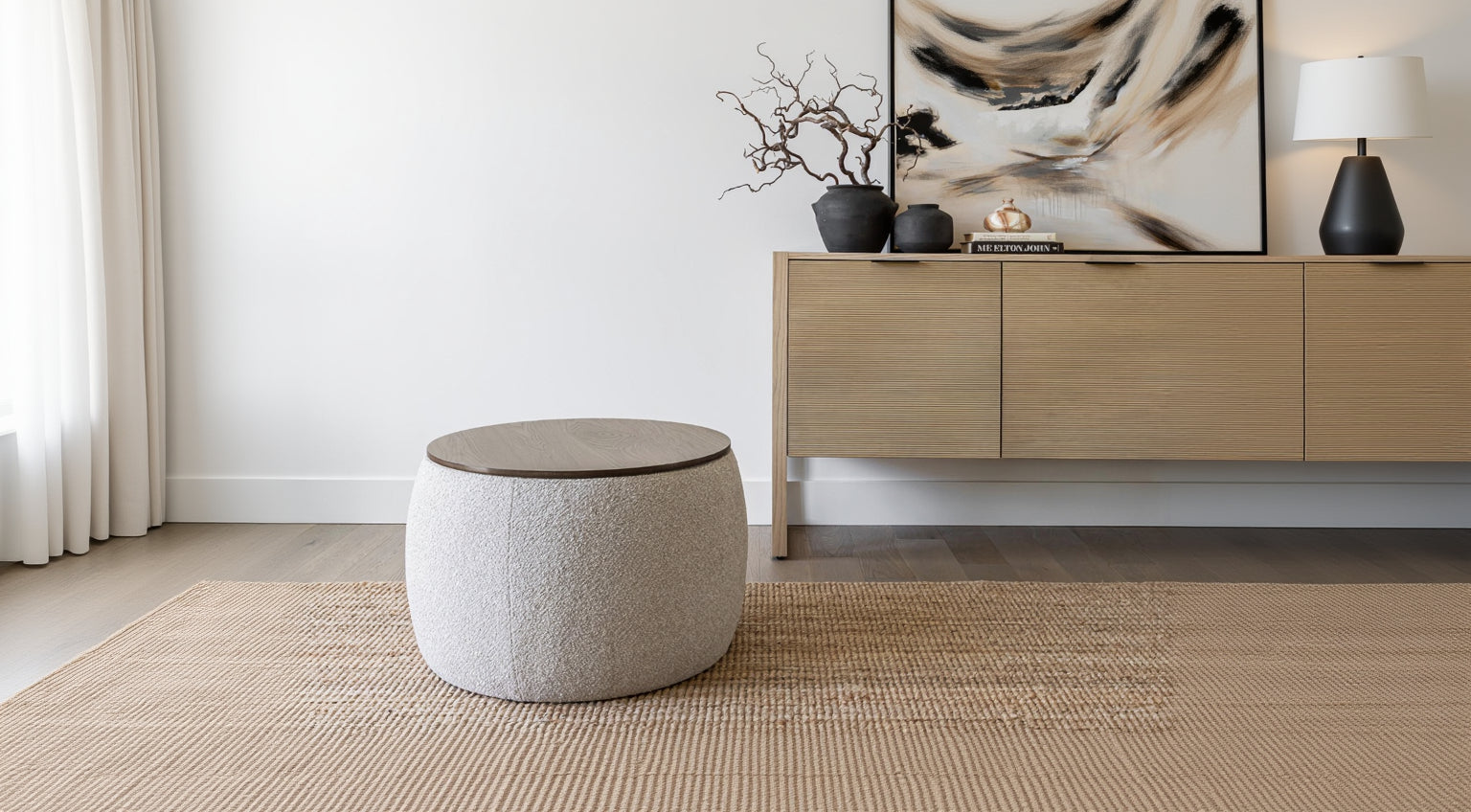 Ash Storage Ottoman