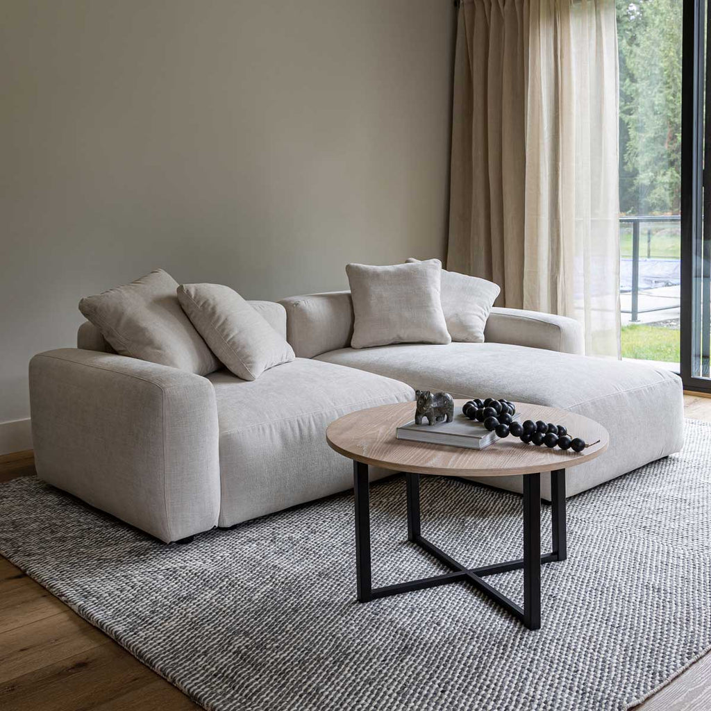 Aiza Sectional - Ash