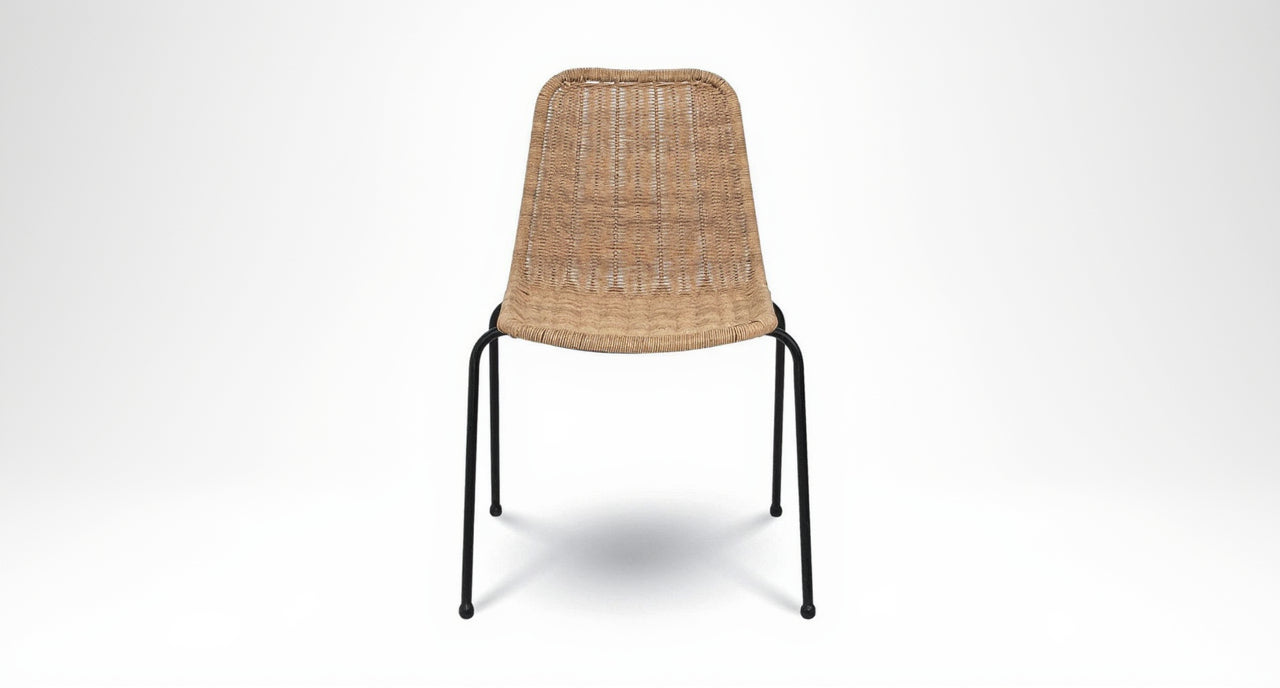 Calabria Stackable Dining Chair - Natural