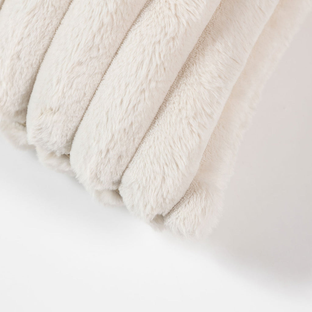 Crush Cushion - Square - Cream