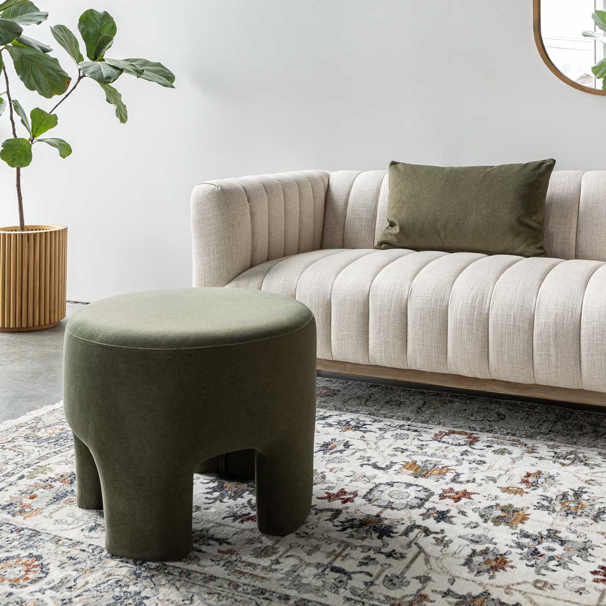 Elliot 2 Seat Sofa - Cream