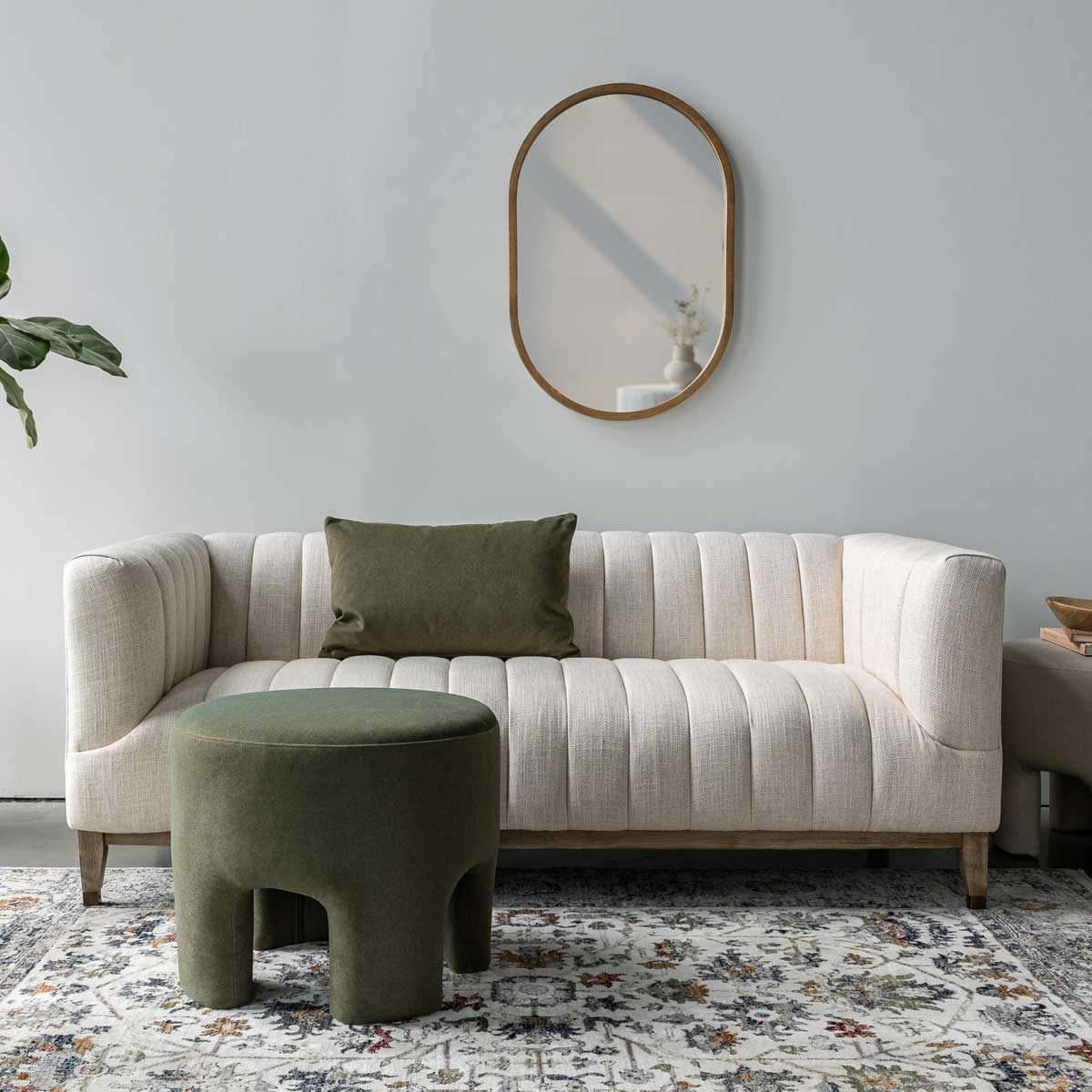 Elliot 2 Seat Sofa - Cream